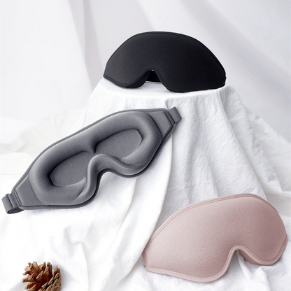 3D Blackout Eye Mask – Ultimate Comfort for Travel & Sleep